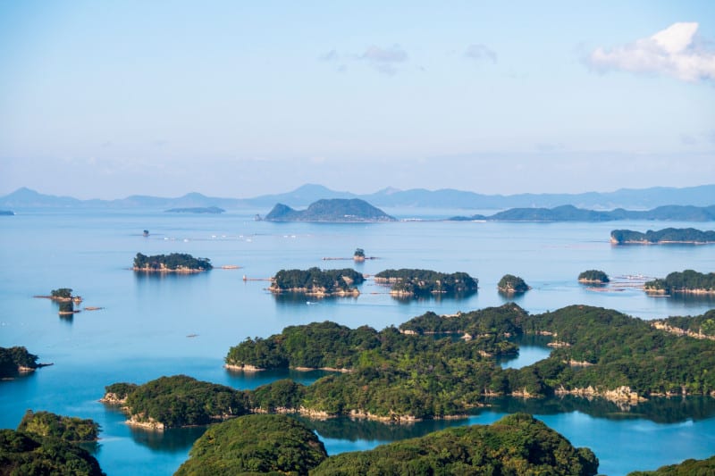 View,Of,Many,Island,And,Sea.,Kujuku,Island,(99,Islands)