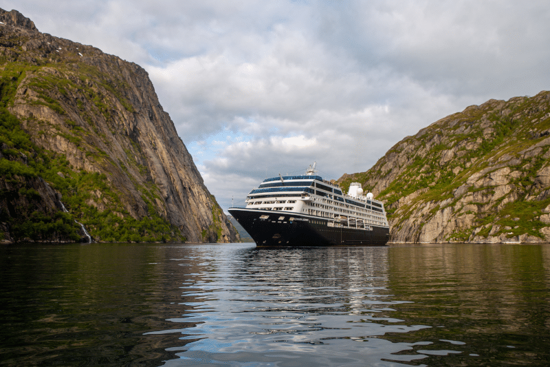 azamara cruises ship in norway